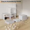 thumbnail image 4 of Space-Saving 8-Tier Shoe Organizer – Modular Sturdy Plastic Storage Rack for Entryway, Hallway, Closet, Bedroom – Shoe Cabinet, 4 of 8