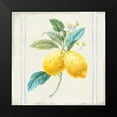 thumbnail image 2 of Nai, Danhui 20x20 Black Modern Framed Museum Art Print Titled - Floursack Lemons III Sq Navy, 2 of 5