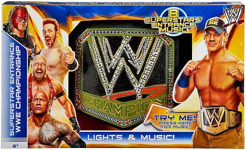WWE Superstar Entrance Championship ELECTRONIC Belt Lights Music New Wrestling 