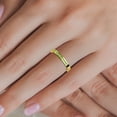 thumbnail image 5 of TriJewels 0.61 ctw Peridot Women Wedding Band in 10K Yellow Gold, 5 of 6