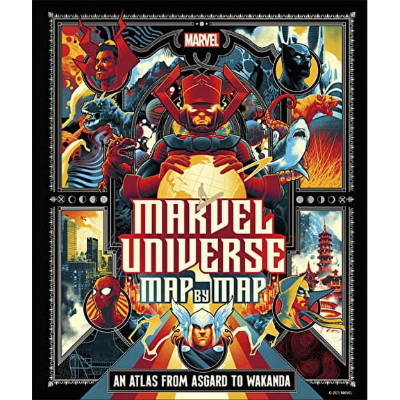 Pre-Owned Marvel Universe Map by Map (Hardcover) 0744039797 9780744039795
