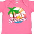 thumbnail image 4 of Inktastic I Love Florida with Ocean and Palm Trees Boys or Girls Baby Bodysuit, 4 of 5