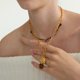 thumbnail image 4 of Romance Heart Shaped Tigers Eye Necklace Natural Stone Pendant Stainless Steel Chain Jewelry, 4 of 4