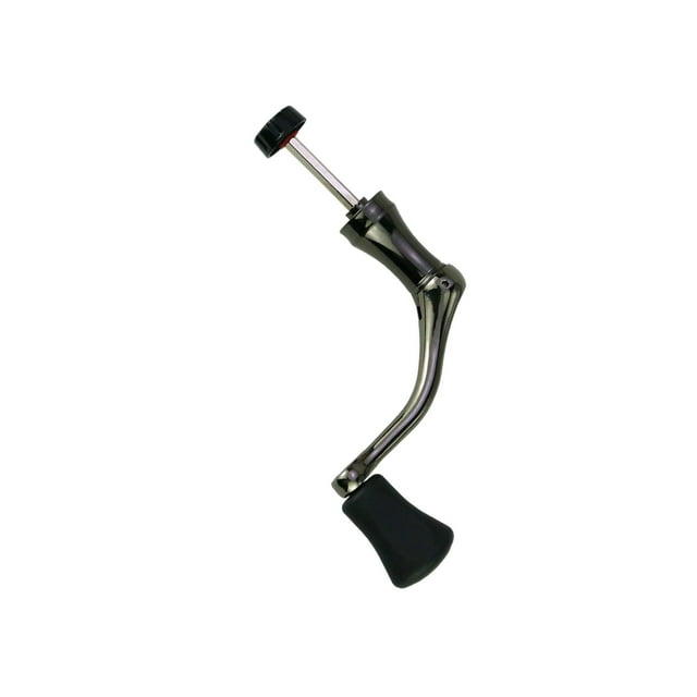 QualitChoice Fishing Reel Handle Fishing Supplies Durable Lightweight Rocker Fishing Reel Large Black Small