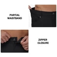 thumbnail image 2 of TACVASEN Men's Lightweight Water Resistant Cargo Shorts 10" Quick Dry Brethable Hiking Golf Shorts with 5 Zipper Pockets for Summer Outdoor sports Casual Work Black 30, 2 of 8