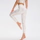 thumbnail image 4 of Leggings con estampado de cintura alta para mujer Pantalones de yoga con estampado de serpiente de cuerpo entero - Blanco, 4 of 6