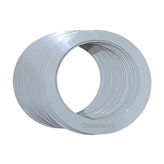 12 Pack-6" Inch Over Size White Light Trim Ring for Recessed Can and Oversized Light Fixture