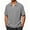 Gray, variant on VgaVtl Polo Style Shirts for Men Summer Short Sleeve Knit Relaxed Fit Soft Casual Shirts for Men Business Collared Plain