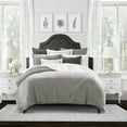 thumbnail image 2 of 6ix Tailors  Payson Shadow Full & Double Size Comforter & 2 Pillow Shams Set - 5 Piece, 2 of 5