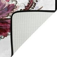 thumbnail image 5 of SKYSONIC 72x48in Fashion Floral Hummingbirds Area Rug, Hibiscus Flowers Non-Slip Floor Carpet for Indoor Living Dining Room and Bedroom Area, 5 of 7