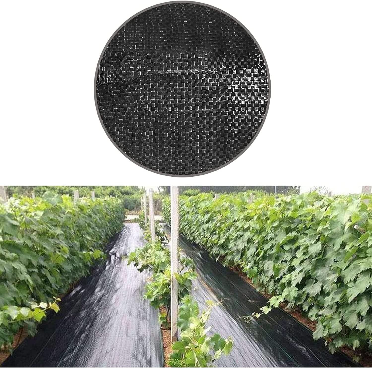 Labwork Weed Barrier Fabric Planting Cover - 3 x 300 FT Heavy Duty Landscape Fabric Ground Cover Block for Outdoor Planting