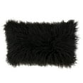 thumbnail image 5 of Saro Lifestyle Mongolian Faux Fur Poly Filled Throw Pillow, 5 of 5