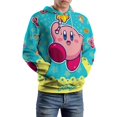 thumbnail image 6 of Pink Kirby Adult Hoodies Sweatshirts Pullover Daily Casual Hoody Winter Hooded Clothing Gift For Mens And Womens, 6 of 7