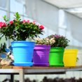 thumbnail image 2 of BESTOYARD Flower Pots Tray Assorted Color Round Plastic for Indoor Planting 20Pcs, 2 of 4