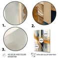 thumbnail image 3 of Designart Modern Blue And Gold Abstract I Canvas Wall Art, 3 of 5