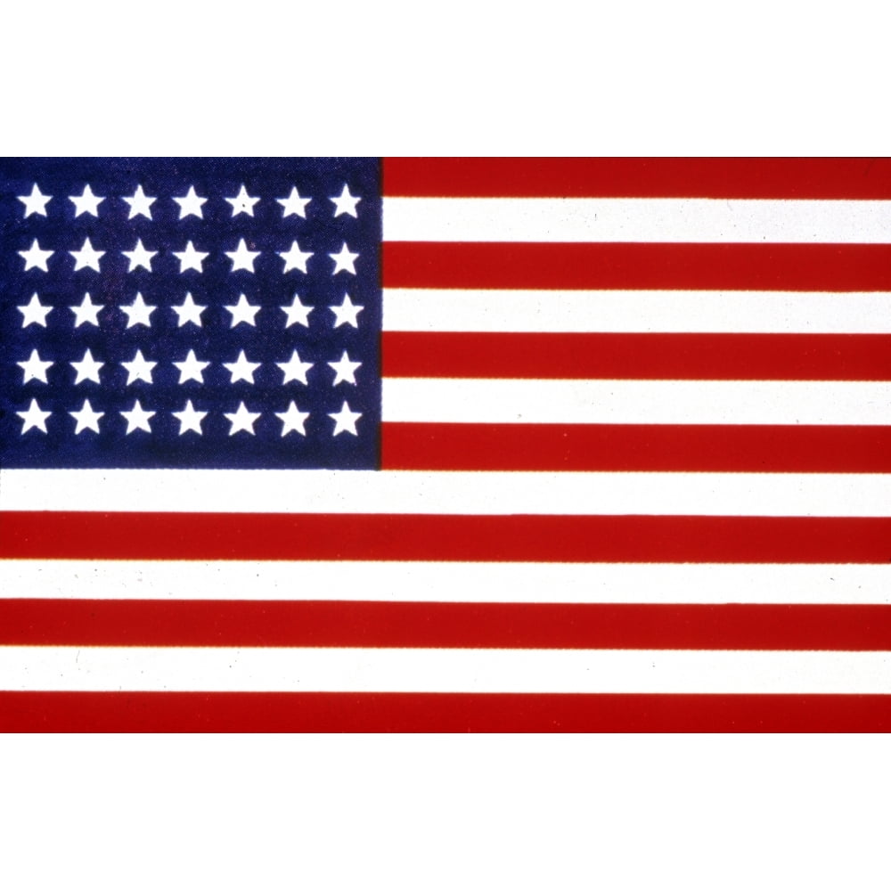 Civil War Flag N35Star US Flag In Use During Civil War 186465 Rolled