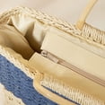 thumbnail image 4 of Kukuzhu Women Tote Bag Straw Woven Basket Handbag Trendy Summer Ladies Girls Picnic Beach Travel Shoulder Bag, 4 of 5