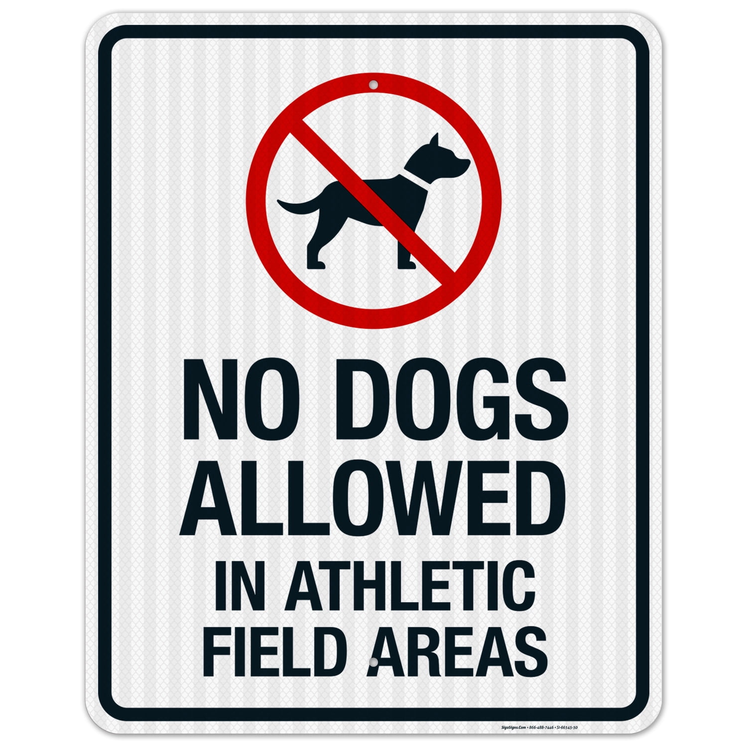 No Dogs Allowed In Athletic Field Areas Sign Walmart