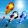 thumbnail image 3 of Cometa 3D Cometa enorme sin marco suave parafoil gigante Cometa voladora de ballena, 3 of 7