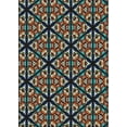 thumbnail image 1 of Ahgly Company Machine Washable Indoor Rectangle Transitional Chocolate Brown Area Rugs, 4' x 6', 1 of 7