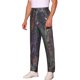 thumbnail image 4 of Pantalones de lentejuelas INSPIRE CHIC para hombres, pantalones rectos brillantes para fiestas disco, 28 plateado, 4 of 5