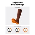 thumbnail image 6 of ORORO Heated Socks for Men and Women, Unisex Heated Socks Rechargeable for Cold Winter (Orange, L), 6 of 7