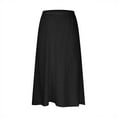 thumbnail image 6 of HomeGardon Maxi Skirts for Women Summer Casual Fashion Solid Color Fold Pocket Elastic Waist Skirt,S-XL, 6 of 7