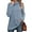 #1 Blue, variant on Sweaters for Women Long Sleeve Pullover Casual Fall Tunic Tops Turtleneck Lightweight Soft Sweaters Side Split Loose Winter Clothes