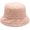 Pink, variant on Winter Warm Plush Fuzzy Bucket Hat Faux Fur Shearling Fisherman Hats for Women