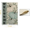 thumbnail image 3 of Decorative Fall Thanksgiving Pumpkin Welcome Garden Flag 12 X 18 Doule-Sided Yard Flag Thanksgiving Garden Yard Decorations, Seasonal Outdoor Flag Banners, 3 of 6