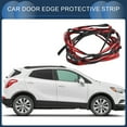 thumbnail image 3 of Unique Bargains Universal Car Door Edge Guards 9.84ft U-Shaped Door Scratch Protection Guard Chrome Red 1 Pc, 3 of 7