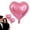 Pink, variant on NANDIYNZHI Heart Shape Foil Mylar Balloons 18 Inch Love Balloons for Valentine's Day,Birthday,Propose Marriage,Wedding, Bridal Shower,Engagement Party Decorations