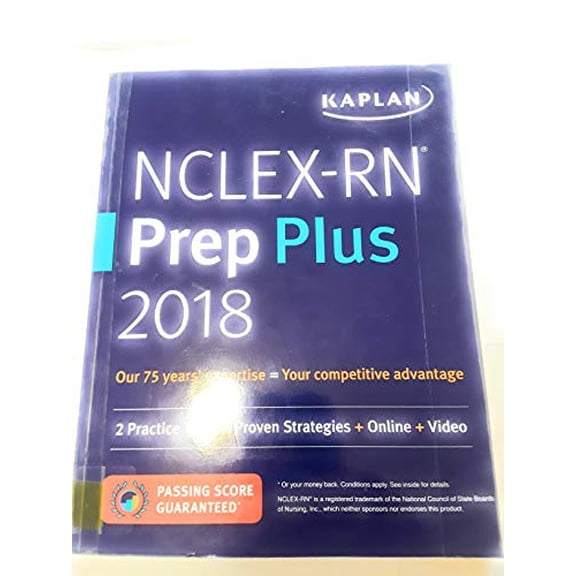 Pre-Owned Nclex-RN Prep Plus 2018: 2 Practice Tests + Proven Strategies + Online + Video (Paperback) 1506233309 9781506233307