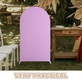 thumbnail image 3 of SEWACC Semi Circular Arch Backdrop With Cover Wedding Arch Cover Polyester Backdrop Enhancement Event Planners 1Set, 3 of 7
