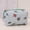 Green, variant on TUOBARR Kawaii Makeup Bag, Cotton Makeup Bag Fragmentary Makeup Handbags Zipper Quilted Travel Organizer Portable Cute Beauty Case Floral Print Large Capacity