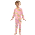 thumbnail image 3 of Cat Moon Pattern Cotton Pajamas 2 Piece Set Sleepwear Soft and Comfortable Homewear Nightwear, 3 of 7