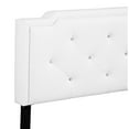 thumbnail image 3 of Charming White Full Bed With A Frame And Bright Color - 47"h X 57"w 81"d, , Attractive For Calming Bedroom 81"d 47"h, Finish, Relax, 3 of 3