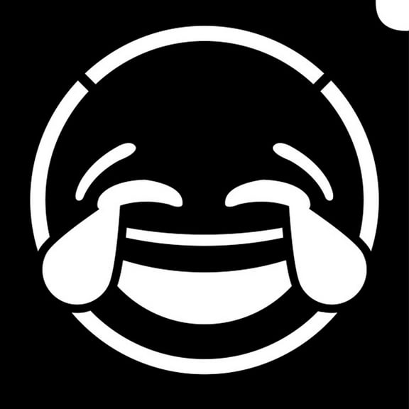 Glimmer Body Art Glimmer Tattoo Stencil - Emoji LOL (5/pk)