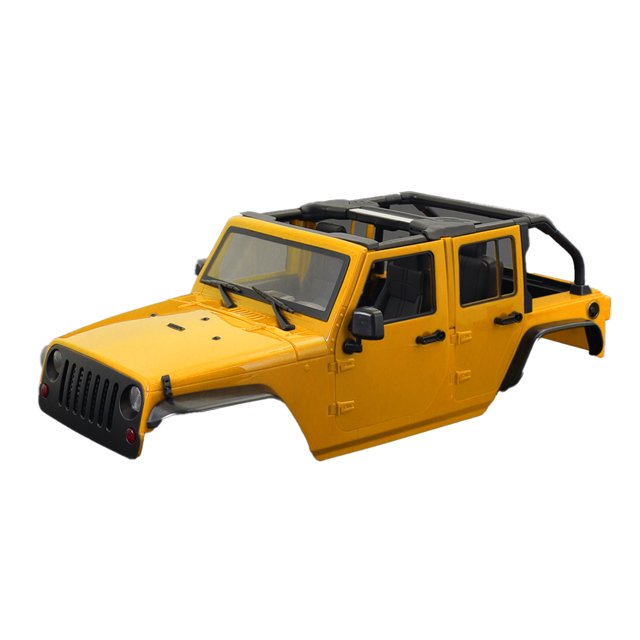 Convertible Open Car Body Shell 313 Distancia entre ejes Exquisita mano de obra Steady Mejora el rendimiento Durable Ligero Repuestos Amarillo Inevent FN001867-07