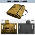 thumbnail image 6 of Xixirimido Easy-carry Golf Cart Seat Covers, Portable Golf Cart Seat Towel Blanket Quilted with 4 Pockets Fits for EZGO, Yamaha, Club Car & More 2-Seat Carts, Chinese-style Landscape Painting Yellow, 6 of 8