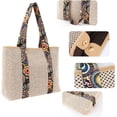 thumbnail image 5 of LinYooLi Women Large Straw Woven Shoulder Bag Beach Travel Handbag Top-handle Bag Tote, 5 of 9
