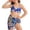 Blue-e, variant on Ytxxxx Girls 3 Piece Adjustable Straps Bikini Sets with Mesh Coverups Skirt 13-14 Years Black-a