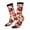 2 Black-1, variant on Skull rock record music heart Crew Socks for Men & Women, Breathable Casual Athletic Ankle Socks
