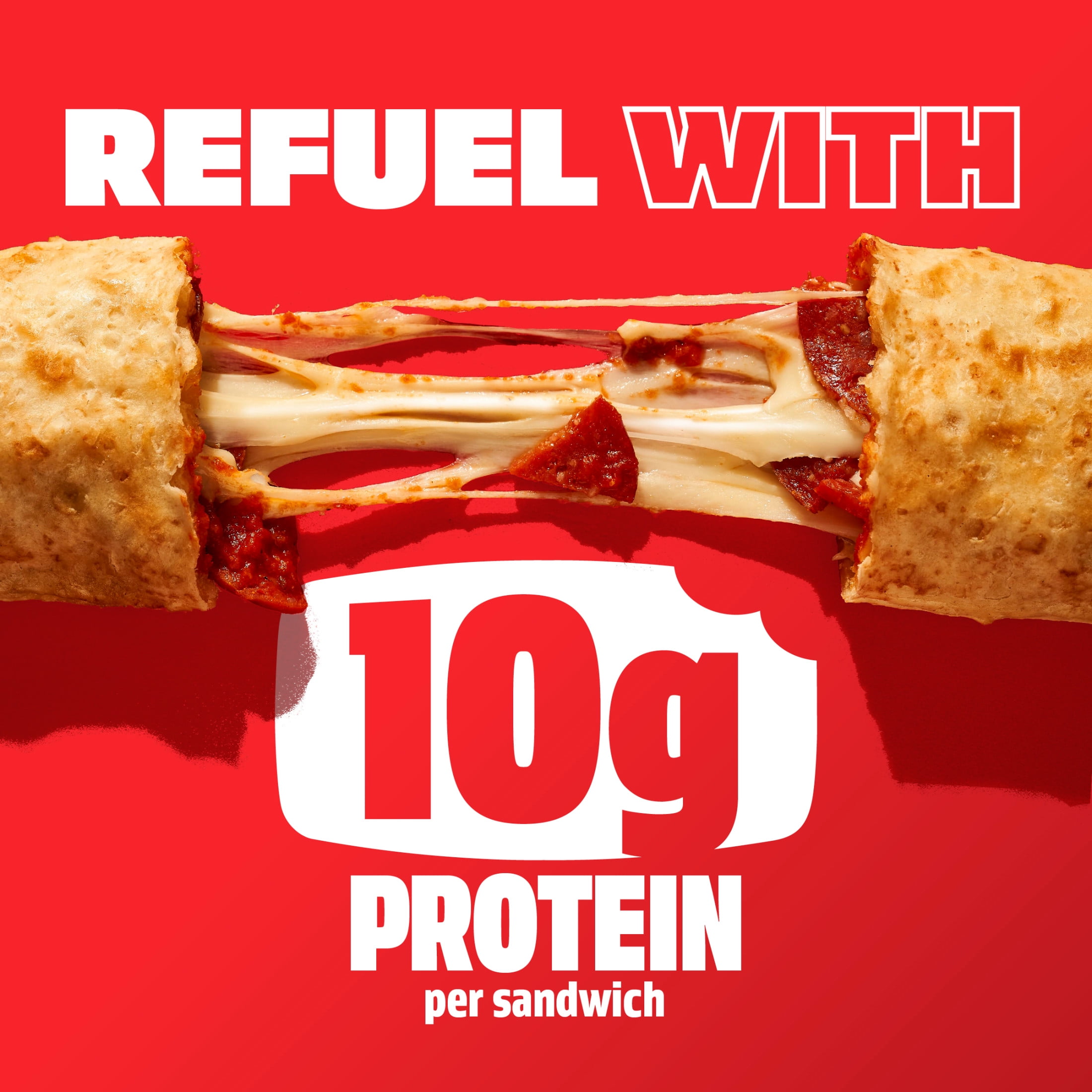 Hot Pockets Frozen Snacks Pepperoni Pizza Crispy Crust Snacks, 9 oz, 2 Count Box  (Frozen)