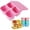 Pink, variant on 1pc Divided Food Container Kitchen Lunch Box Food Storage For School Green