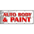 thumbnail image 1 of SignMission B-96 Auto Body & Paint 36 x 96 in. Auto Body & Paint Banner Sign - Collision Insurance Car Repair Small Jobs, 1 of 1