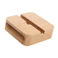thumbnail image 2 of funtasica Phone Holder Loudspeaker Wooden Ornament Bracket Desk Base Universal Phones Rack, 2 of 9