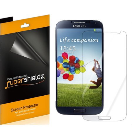 [6-pack] Supershieldz for Samsung Galaxy S4 Screen Protector, Anti-Glare & Anti-Fingerprint (Matte) (Best Screen Protector For Samsung S4)
