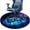 Blue, variant on Gaming Chair Mat for Hardwood Floor Anti-Slip Round Office Chair Mat for Carpet Computer Chair Mat for Office Gaming Room