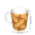 thumbnail image 2 of Yiaed Peanuts6 Print Ceramics Coffee,Large Handle Design,Extra Large Tea and Coffee Cup for Office and Home Mugs, 2 of 6